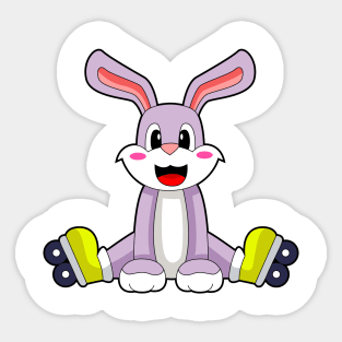 Rabbit Inline skating Roller skates Sticker